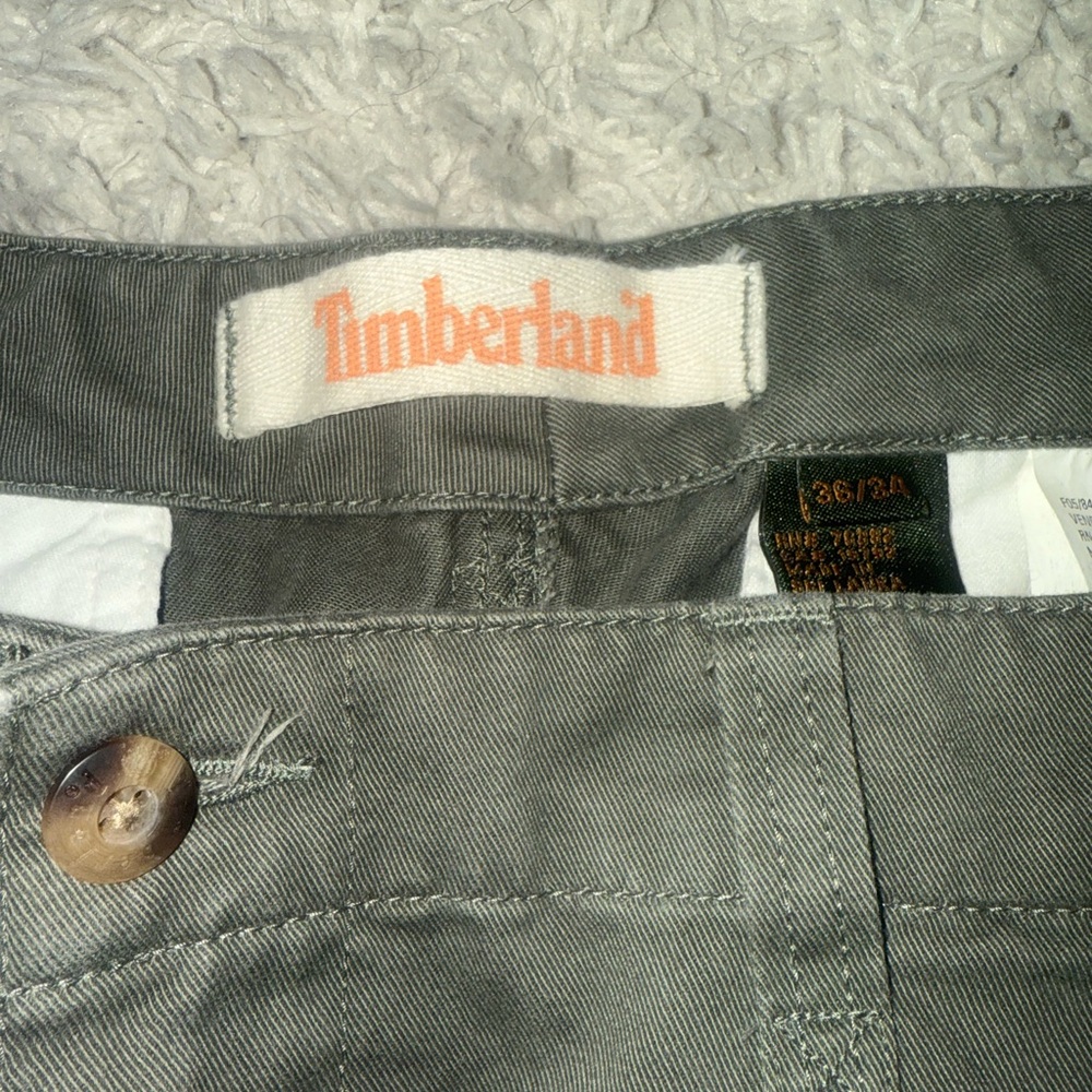 Timberland Gray Cargo Pants for Men